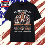 Cincinnati Bengals 59th Anniversary 1967 2026 Signatures Vintage T Shirt