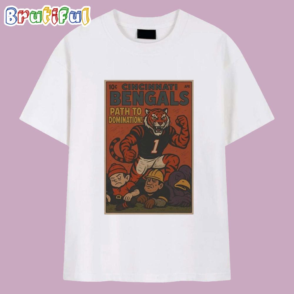 Cincinnati Bengals Comic cover Path to Domination T Shirt