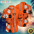 Cincinnati Bengals Hawaii Shirt Flower Sporty And Stylish