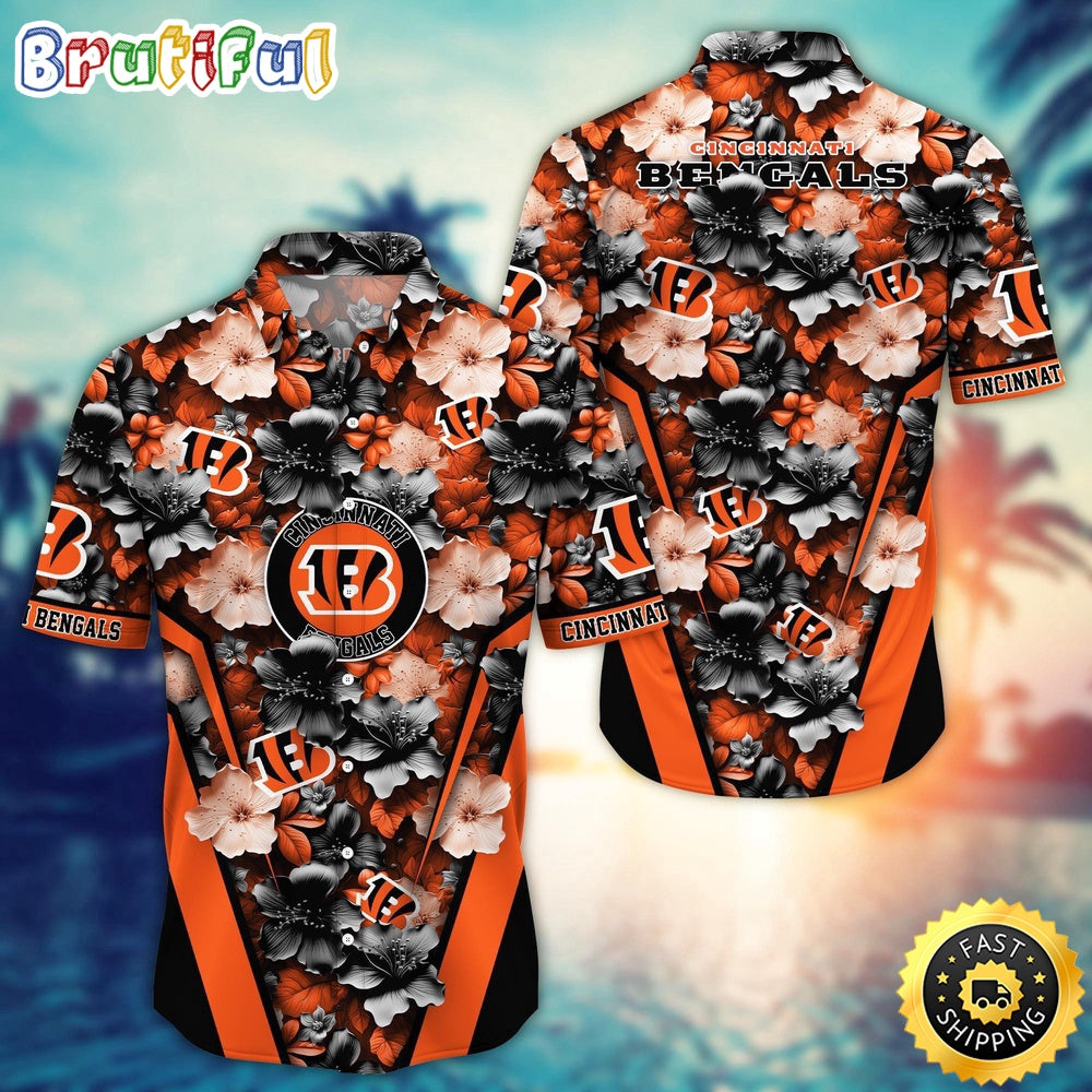 Cincinnati Bengals Hawaii Shirt Flower Tropical Getaway Shirts