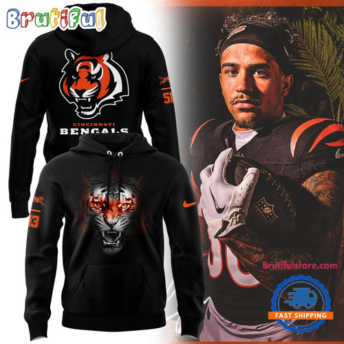Cincinnati Bengals Limited Edition513 Black Hoodie Shirt
