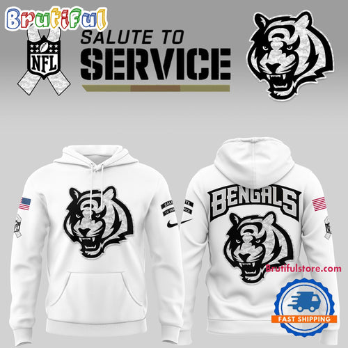 Cincinnati Bengals NFL 2024 Salute to Service Hoodie Shirt
