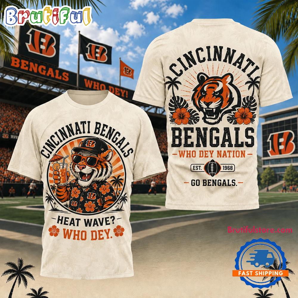 Cincinnati Bengals NFL Beach Vibes Summer Limited Edition 3D Shirt