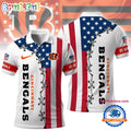 Cincinnati Bengals NFL Freedom American Polo Shirt