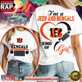 Cincinnati Bengals NFL Jeep Girl Women’s 3D Shirt