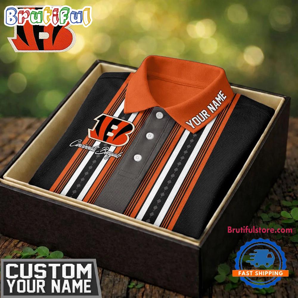 Cincinnati Bengals NFL Legacy Sport New Design Custom Polo Shirt