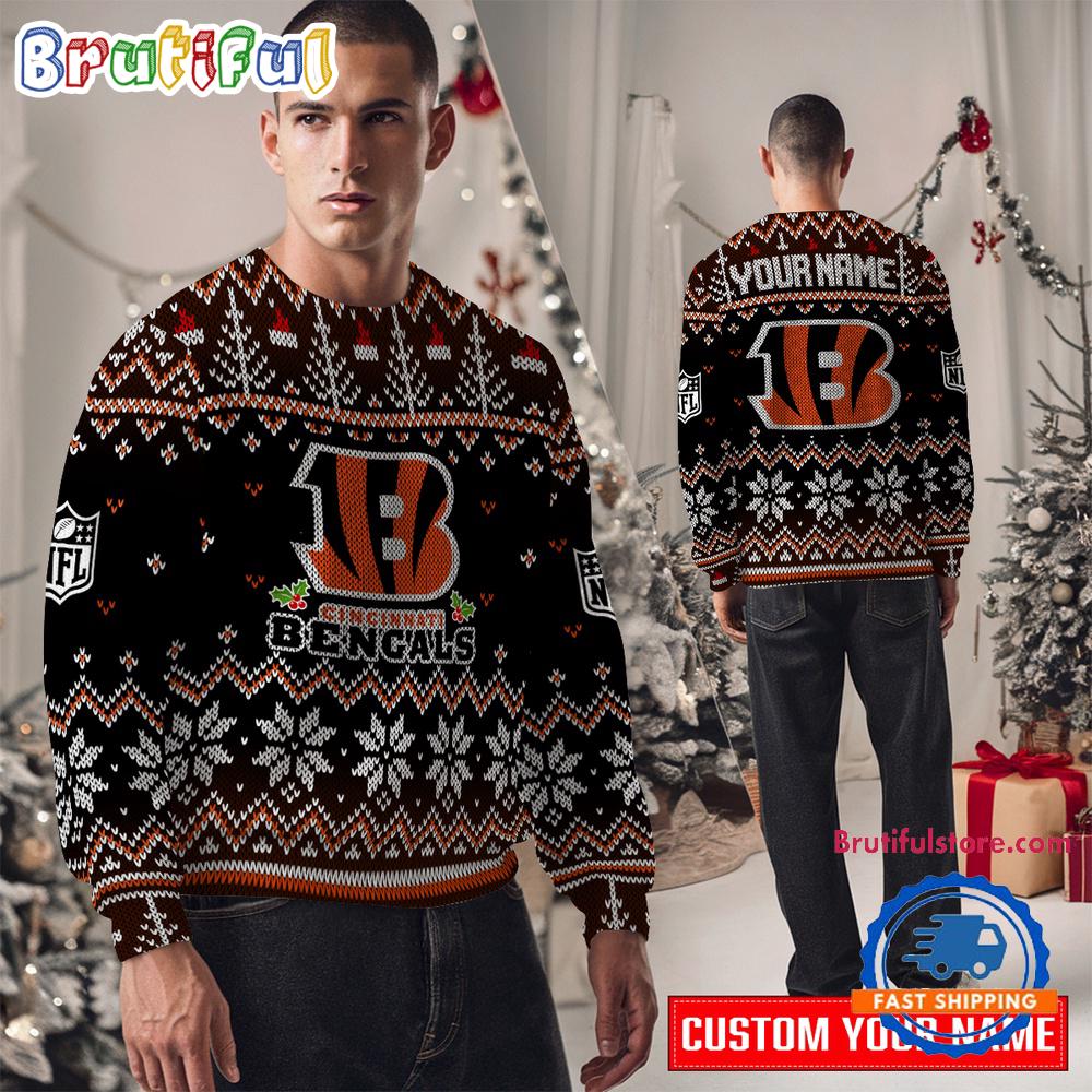 Cincinnati Bengals NFL Special Edition New Ugly Christmas Sweater