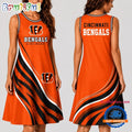 Cincinnati Bengals NFL Team Pride Women’s Sleeveless Dress