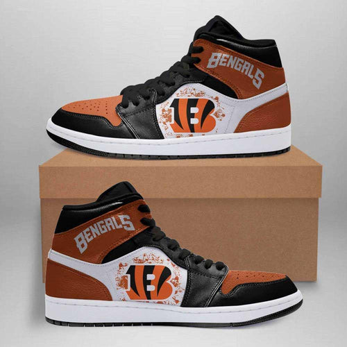 NFL Cincinnati Bengals Orange NFL JD1 Boot Sneakers Shoes