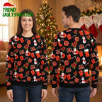 Cincinnati Bengals Santa Claus And Snowman Ugly Christmas Sweater, Bengals Fan Holiday Gift