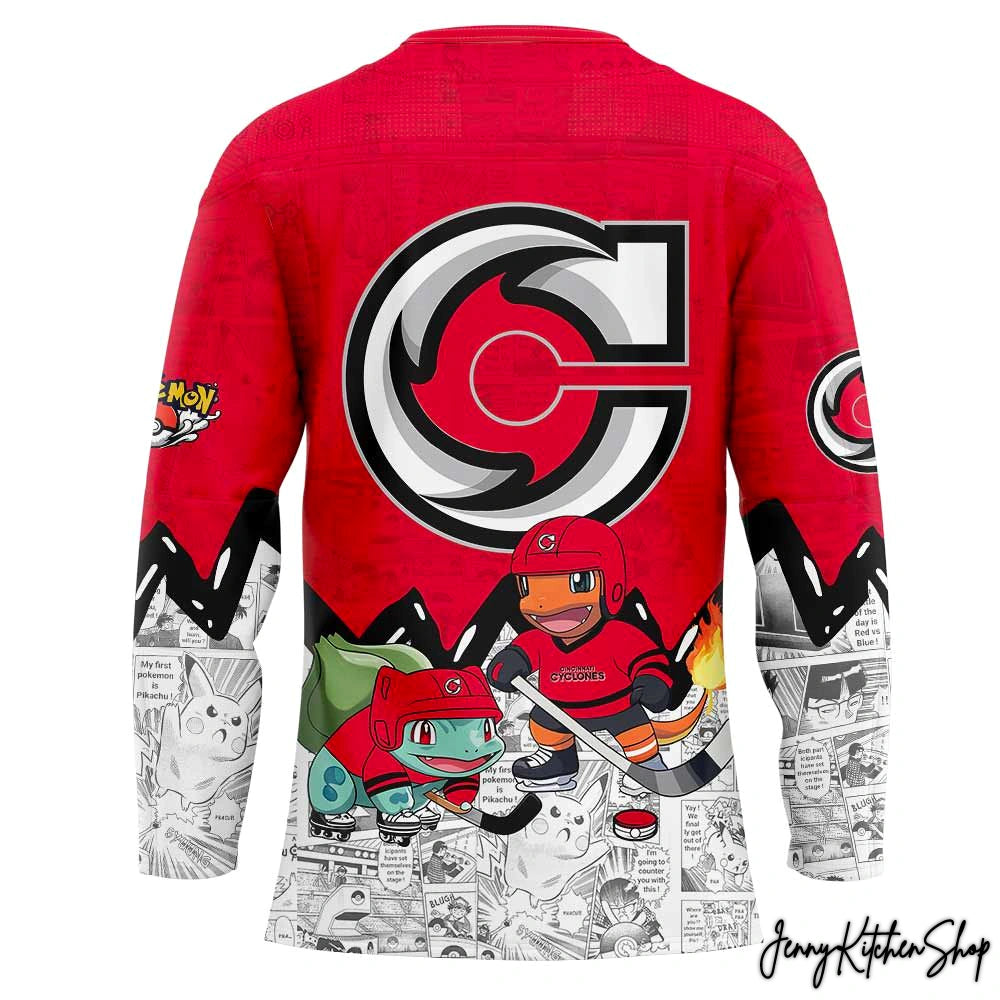 Cincinnati Cyclones x Pokémon 2025 Limited Hockey Jersey