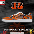 Cincinnati Football NFL New Version Custom Air Force 1 Shoes Running Sneakers