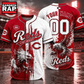 Cincinnati Reds 2026 MLB Eagle America Personalized Baseball Jersey