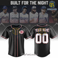 Cincinnati Reds Custom Black Personalized Men’s Baseball Jersey