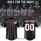 Cincinnati Reds Custom Black Personalized Men’s Baseball Jersey