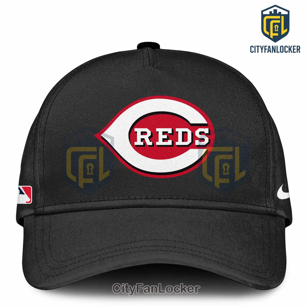 Cincinnati Reds Custom Black Personalized Men’s Baseball Jersey