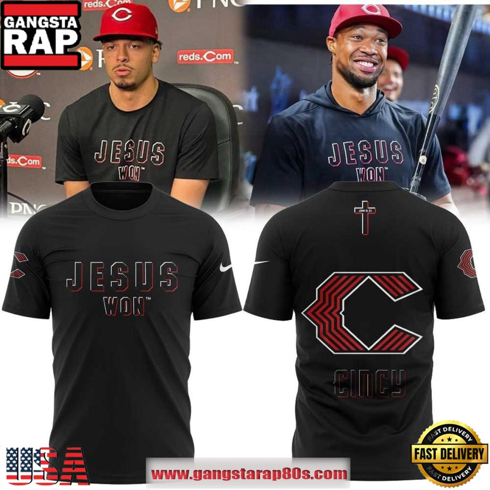 Cincinnati Reds Jesus Won 2026 Limited Edition T-Shirt