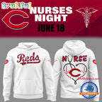 Cincinnati Reds NURSES NIGHT Hoodie T-Shirt