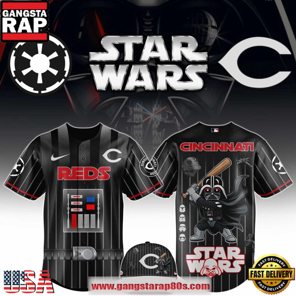 Cincinnati Reds x Star Wars Dark Force Night New 2026 Baseball Jersey