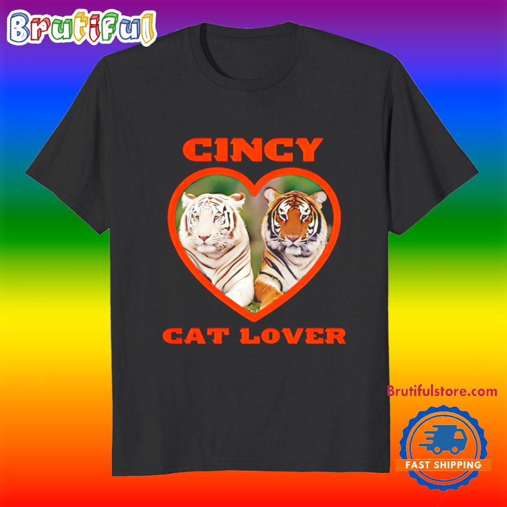 Cincy Cat Lover Cincinnati Bengals T Shirt