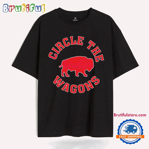 Circle The Wagons Buffalo Bills Football T Shirt
