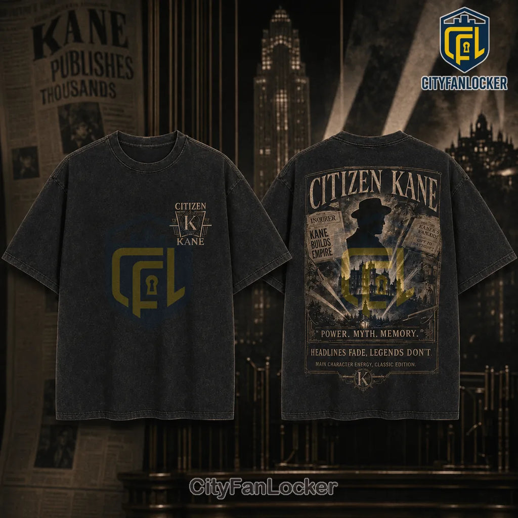 Citizen Kane Vintage Washed Black T-Shirt