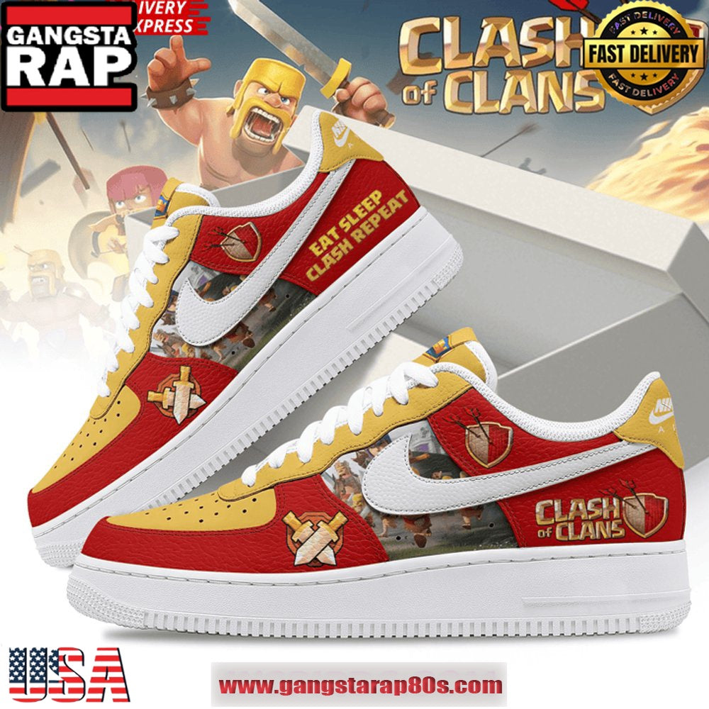 Clash of Clans Limited Edition Air Force 1 Sneakers Shoes