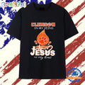Clemson in My Veins Jesus in My Heart T Shirt