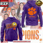 Clemson Tigers 2025 ACC Softball Champions Limited Unisex Hoodie