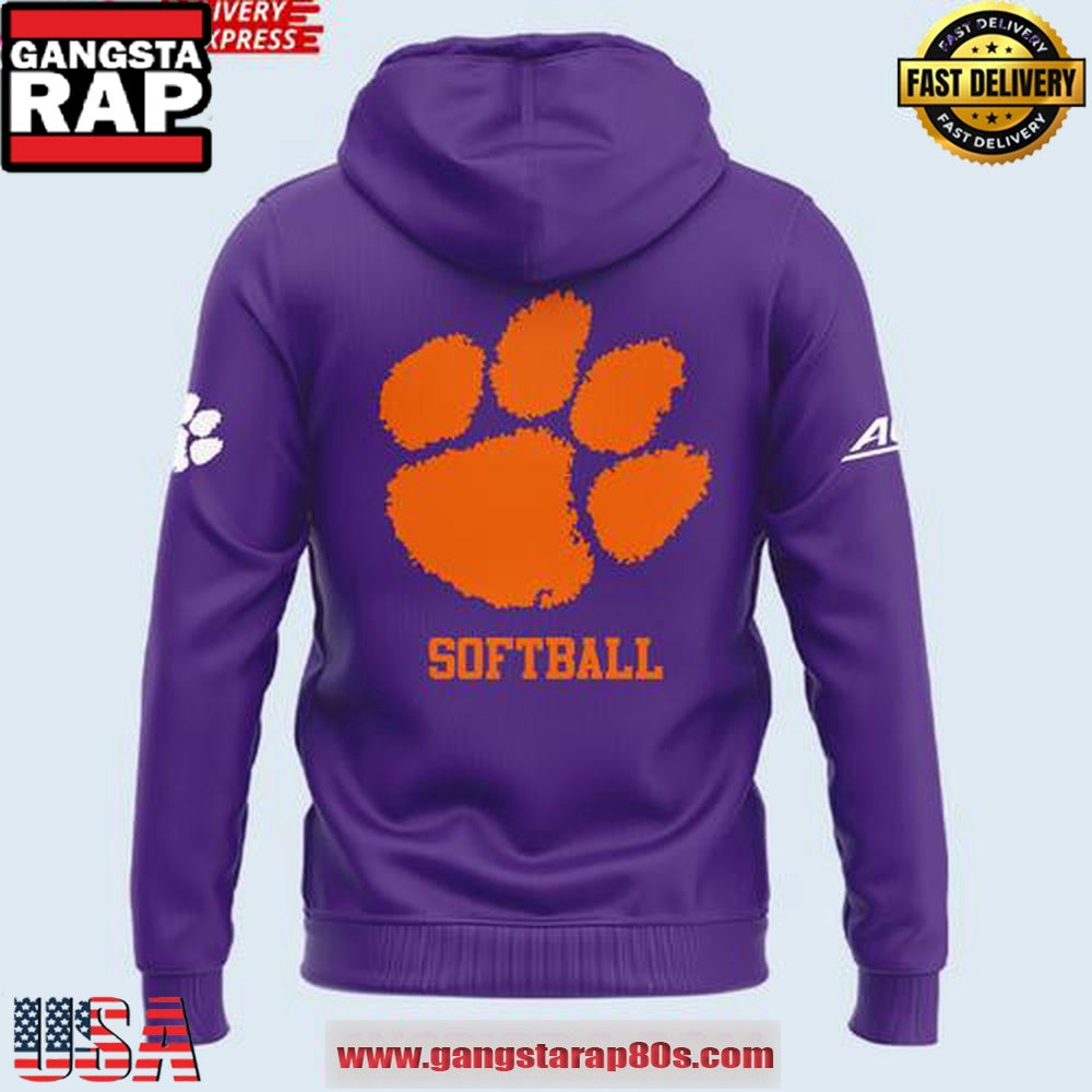Clemson Tigers 2025 ACC Softball Champions Limited Unisex Hoodie