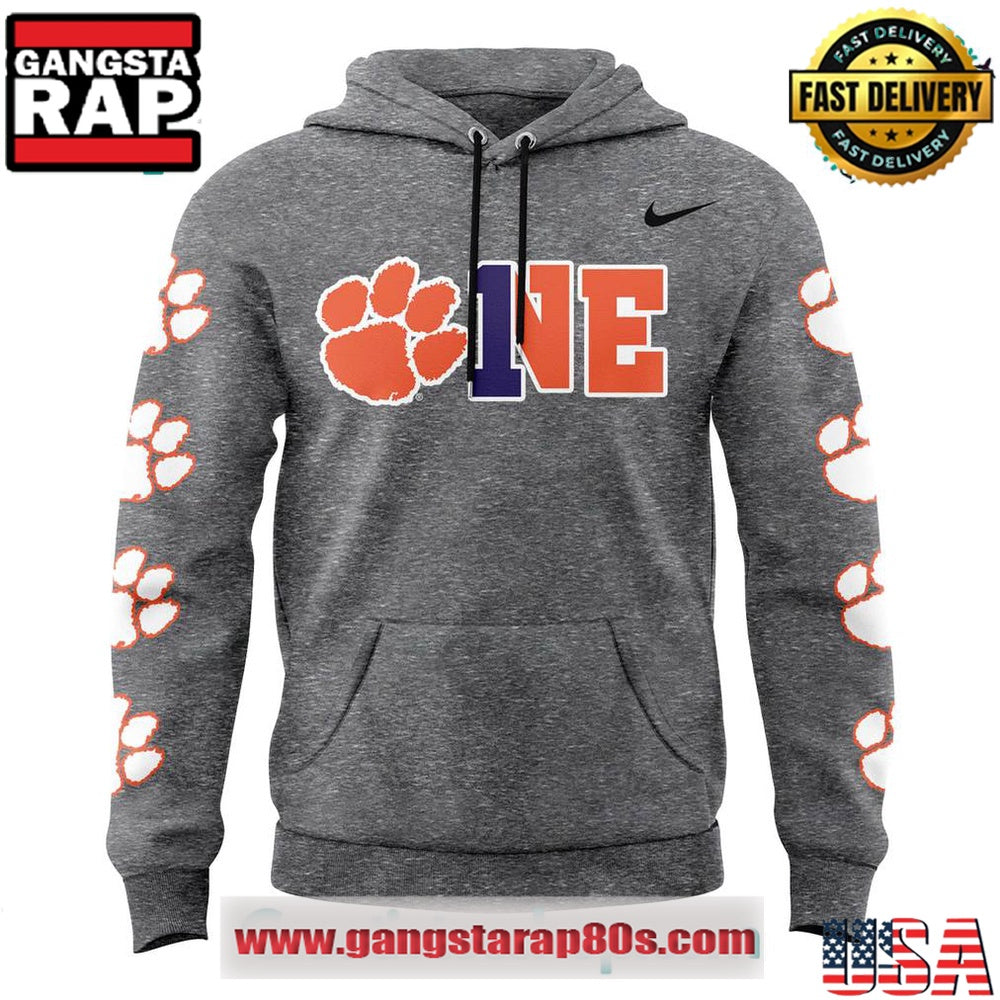 Clemson Tigers Now Won Special Edition Grey Unisex 3D Hoodie