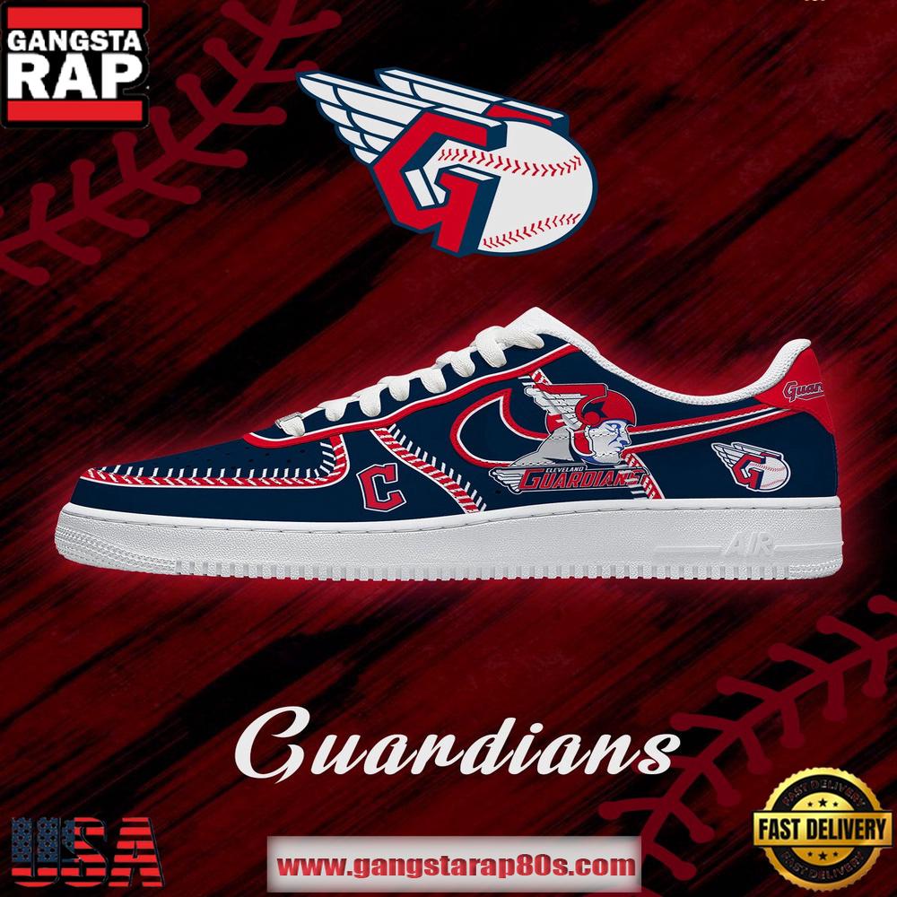 Cleveland Baseball Limited Edition Nike Air Force 1 Sneakers Shoes