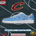 Cleveland Basketball Limited NBA Nike Air Force 1 Shoes Running Sneakers