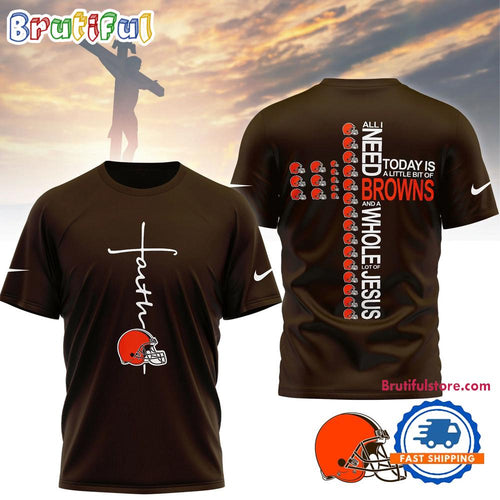 Cleveland Browns 2026 NFL Faith Love Special New 3D Shirt