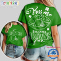 Cleveland Browns 2026 NFL Kiss Me St. Patricks Day All Over Print Shirt