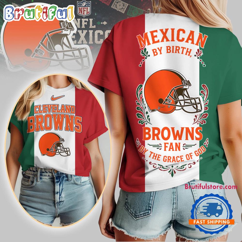 Cleveland Browns 2026 NFL Mexican By Birth Unisex 3D Shirt