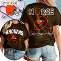 Cleveland Browns 2026 NFL Nurse Care Inspire Heal Unisex 3D Shirt
