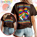 Cleveland Browns 2026 NFL Pride Month Football Bow Unisex 3D Shirt