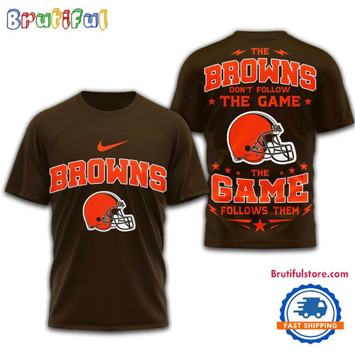 Cleveland Browns 2026 NFL Rule The Field Limited 3D T Shirt