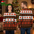 Cleveland Browns Football Helmet And Logo Pattern Ugly Christmas Sweater