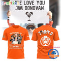 Cleveland Browns Jim Donovan Graphic Orange 3D Shirt