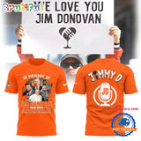 Cleveland Browns Jim Donovan Graphic Orange 3D Shirt