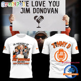 Cleveland Browns Jim Donovan Graphic White 3D Shirt