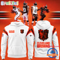 Cleveland Browns NFL 2024 White Hoodie
