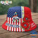 Cleveland Browns NFL Autism America 250th Anniversary Bucket Hat