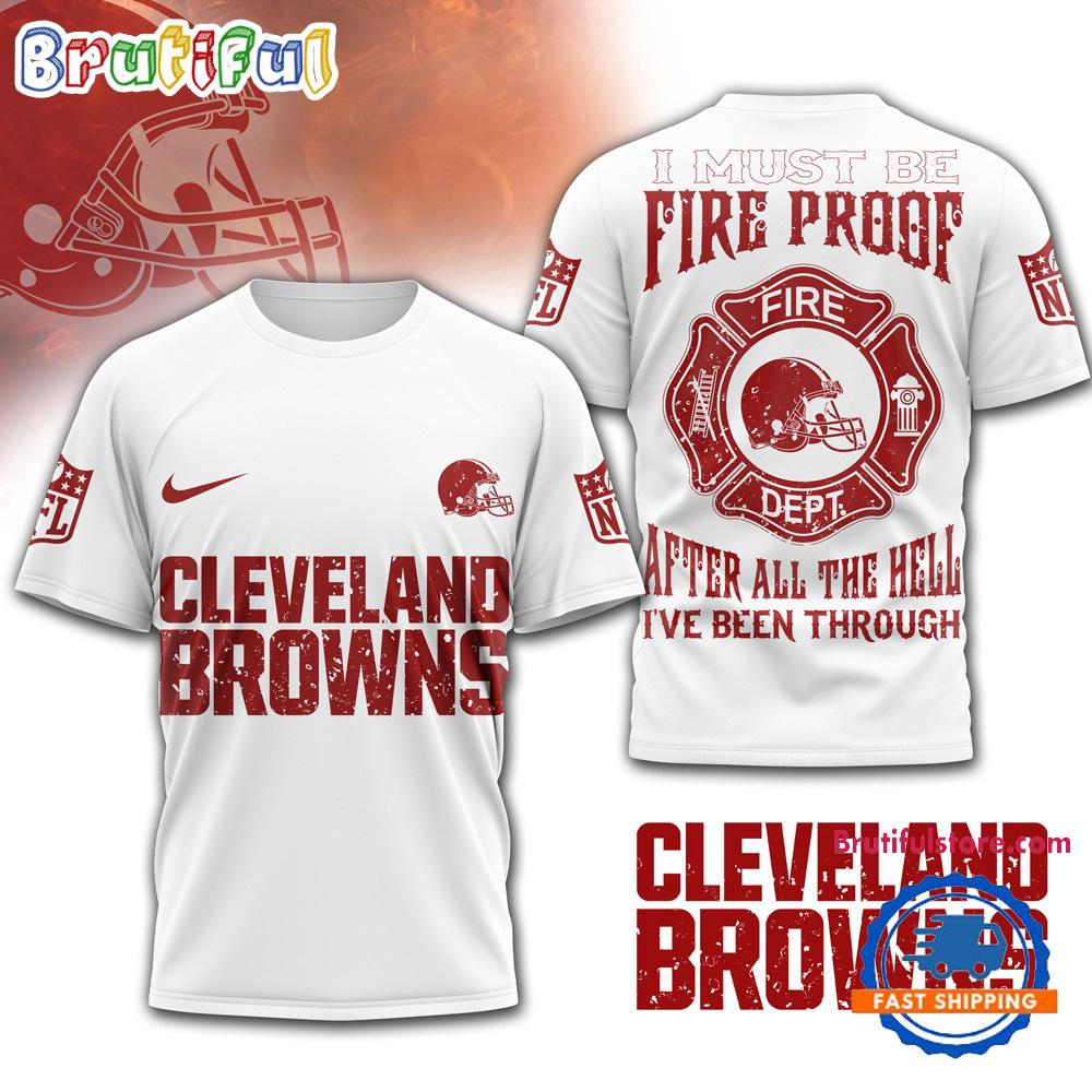 Cleveland Browns NFL Built By Fire Game Day Limited Edition 3D Shirt
