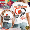 Cleveland Browns NFL Jeep Girl Women’s Shirt