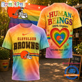 Cleveland Browns NFL Pride Human Being Color May Vary 3D T Shirt
