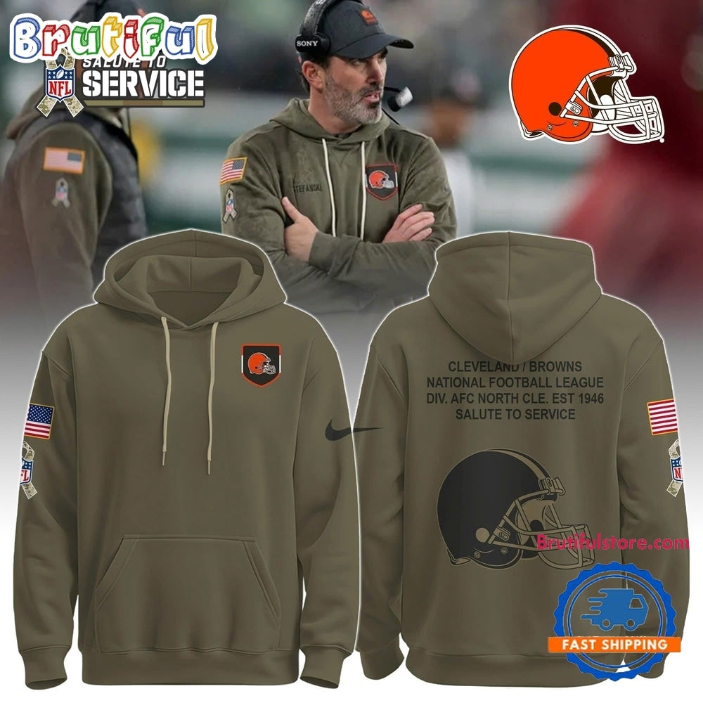 Cleveland Browns NFL Salute To Service 2026 Limited Edition Hoodie