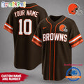 Cleveland Browns NFL Team Pride Baseball Jersey